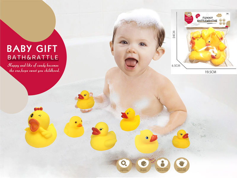 6PCS Vinyl Duck Toy