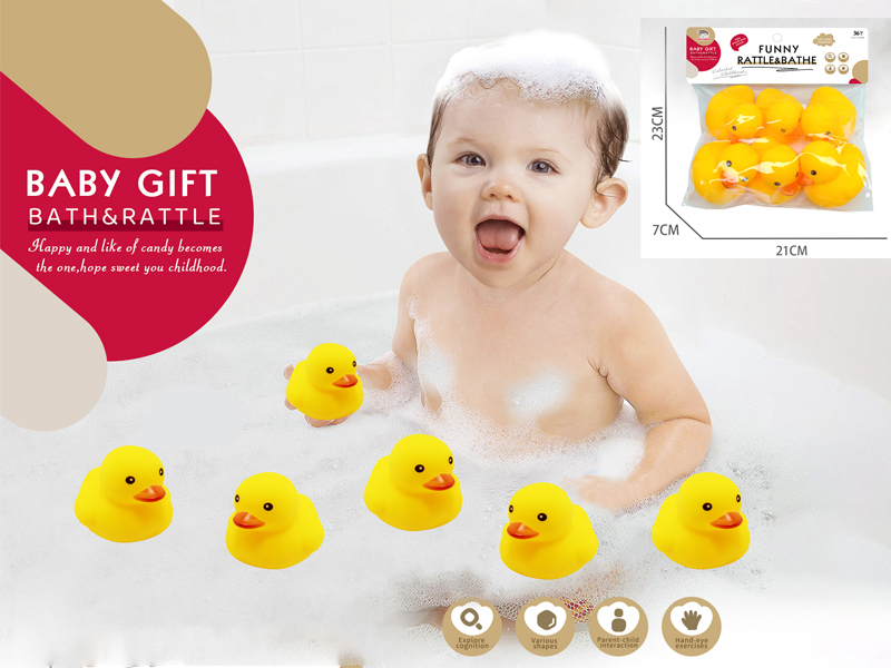 6PCS Vinyl Duck Toy