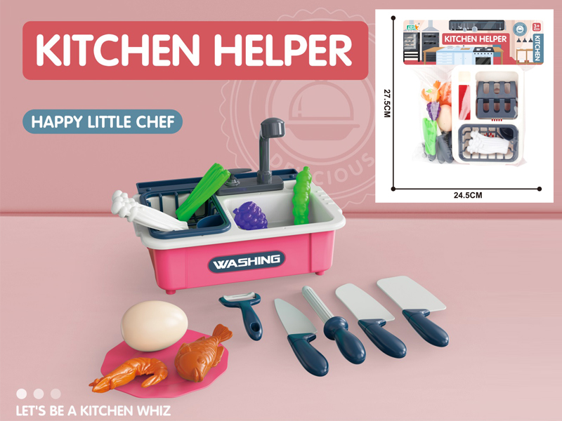 Kitchen Sink Toy With Cutting Tool Set