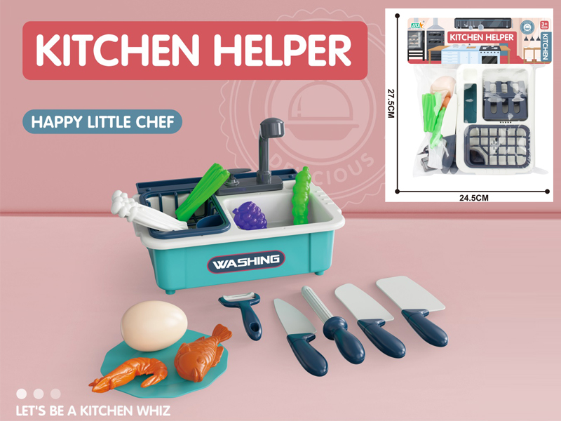 Kitchen Sink Toy With Cutting Tool Set