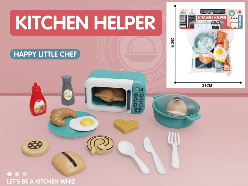 Kitchen Microwave Toy With Soup Pot Set