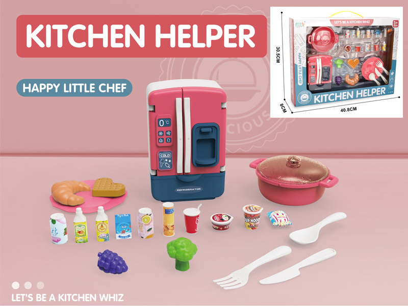 Kitchen Refrigerator With Soup Pot Set