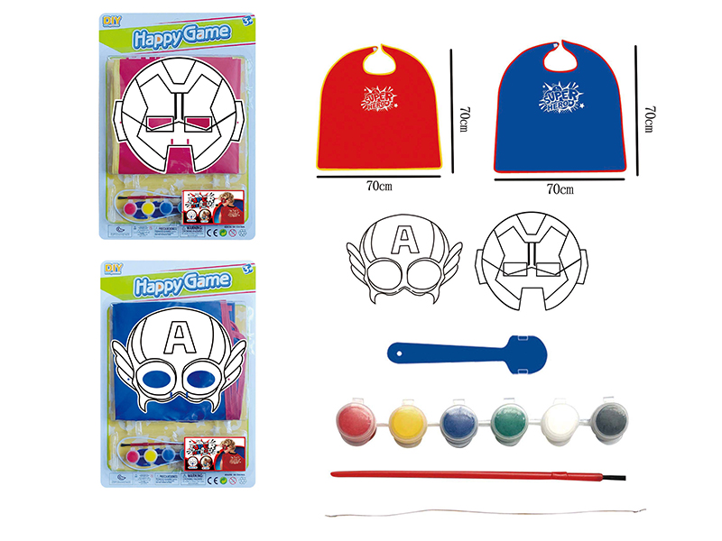 DIY Painting Mask Role-Playing Toys - Superman Series