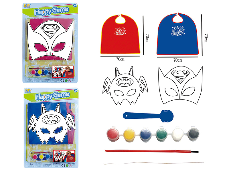 DIY Painting Mask Role-Playing Toys - Superman Series