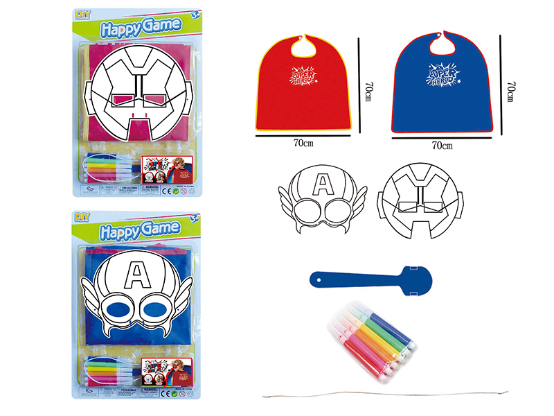 DIY Painting Mask Role-Playing Toys - Superman Series