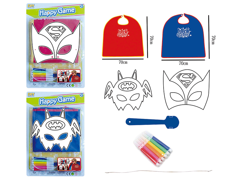 DIY Painting Mask Role-Playing Toys - Superman Series