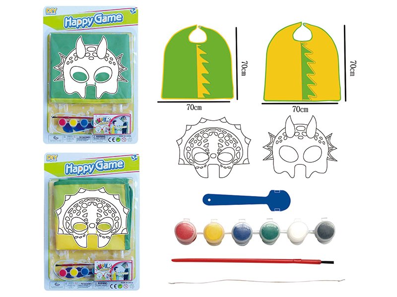 DIY Painting Mask Role-Playing Toys - Dinosaur Series