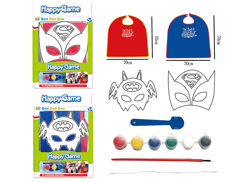 DIY Painting Mask Role-Playing Toys - Superman Series