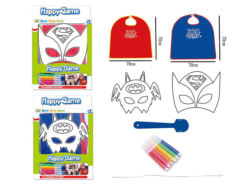 DIY Painting Mask Role-Playing Toys - Superman Series