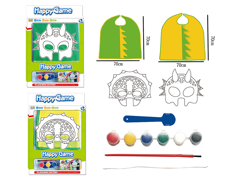 DIY Painting Mask Role-Playing Toys - Dinosaur Series