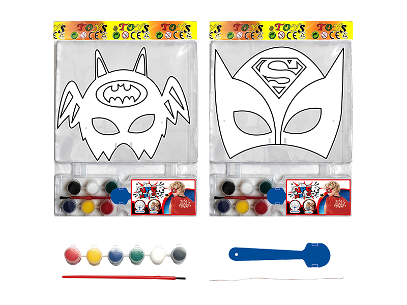 DIY Painting Mask Role-Playing Toys - Superman Series