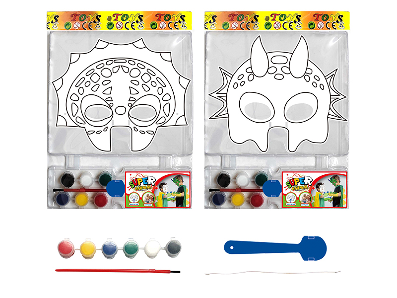 DIY Painting Mask Role-Playing Toys - Dinosaur Series