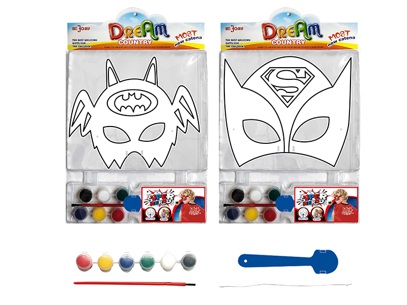 DIY Painting Mask Role-Playing Toys - Superman Series