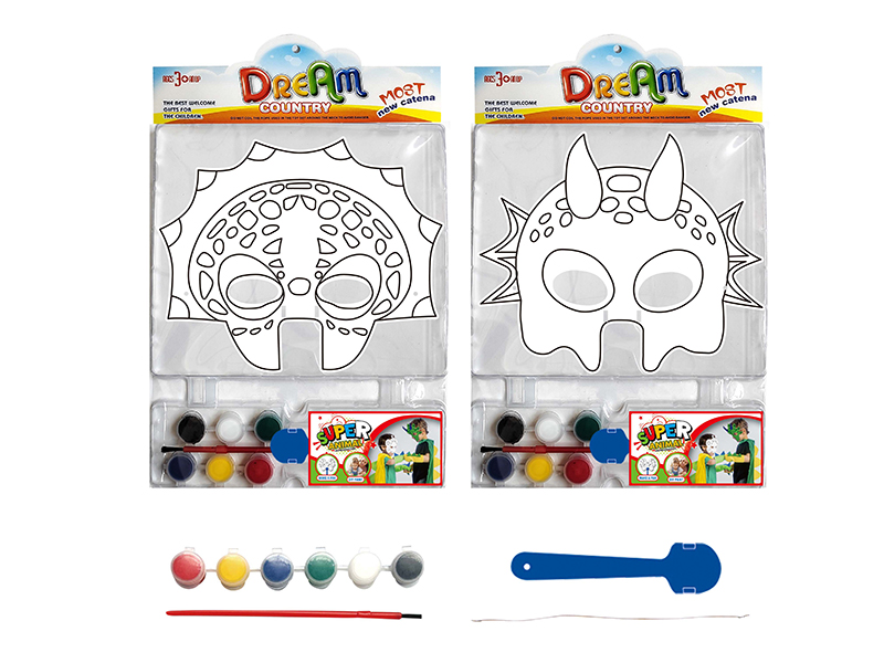 DIY Painting Mask Role-Playing Toys - Dinosaur Series