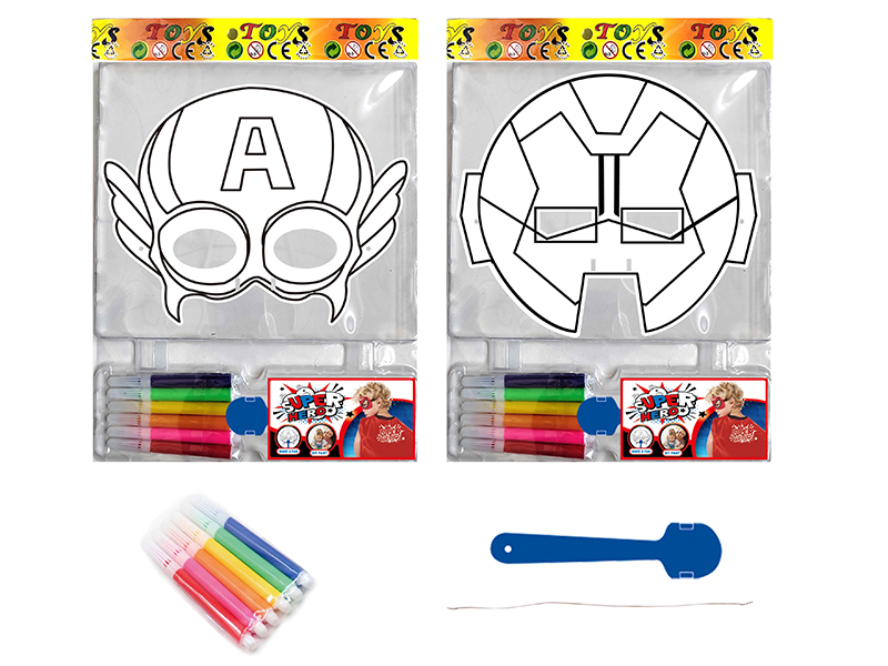 DIY Painting Mask Role-Playing Toys - Superman Series
