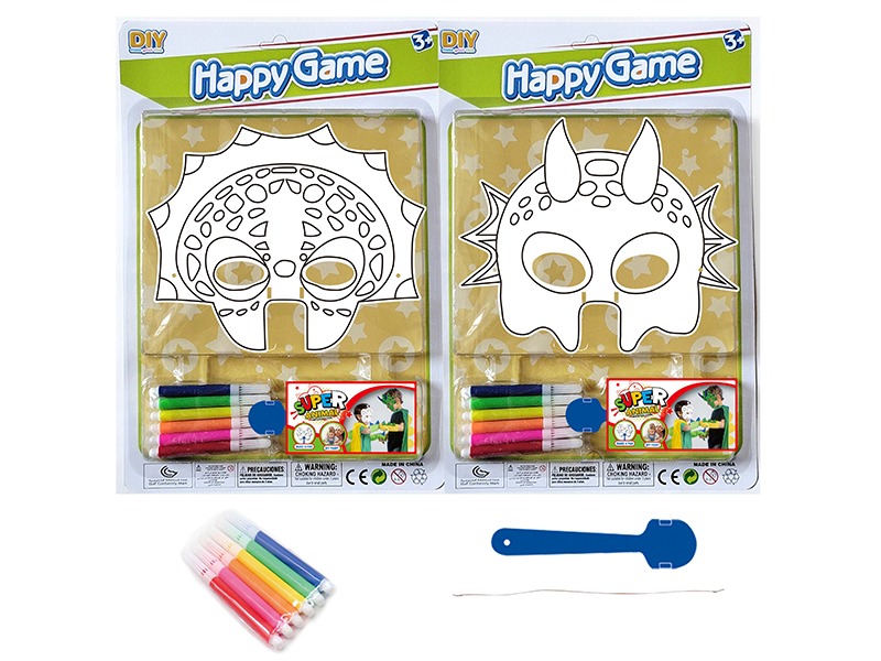 DIY Painting Mask Role-Playing Toys - Dinosaur Series