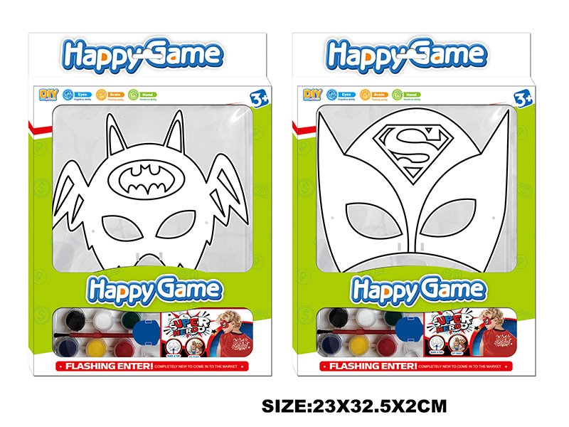 DIY Painting Mask Role-Playing Toys - Superman Series