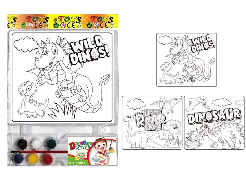 DIY Coloured Drawing Toys(Dinosaur Pattern)