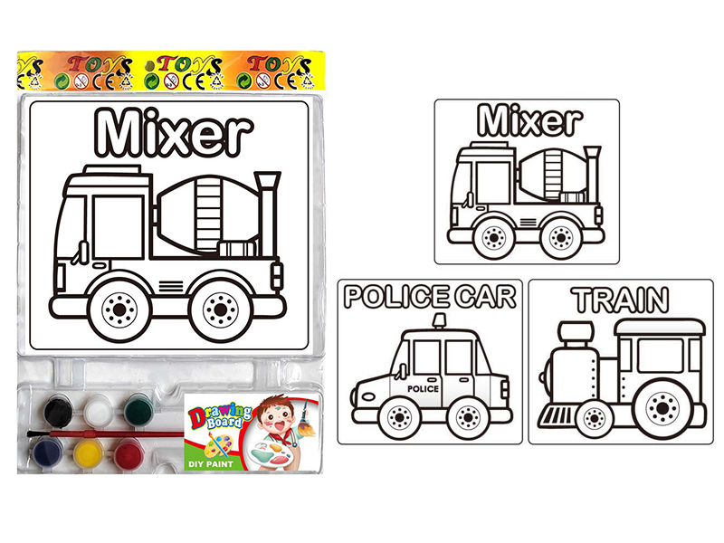 DIY Coloured Drawing Toys(Car Pattern)
