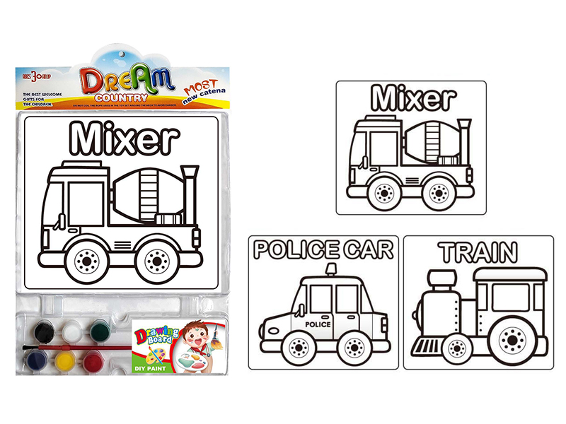 DIY Coloured Drawing Toys(Car Pattern)