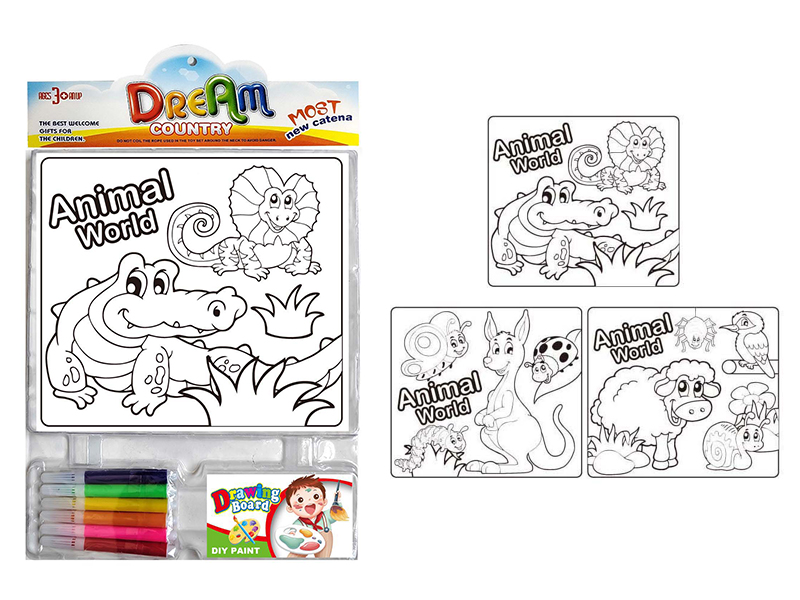 DIY Coloured Drawing Toys(Animals Pattern)