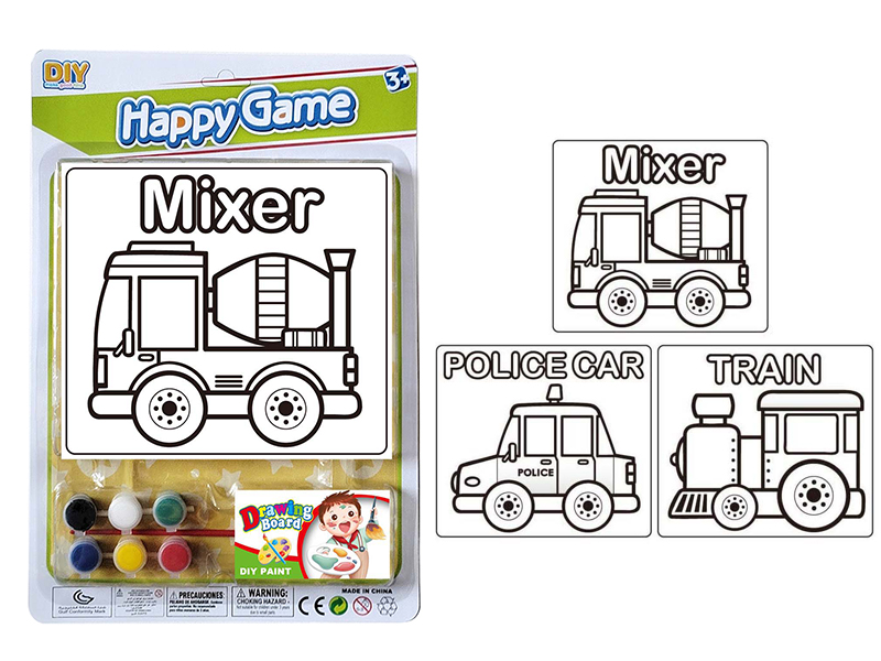 DIY Coloured Drawing Toys(Car Pattern)