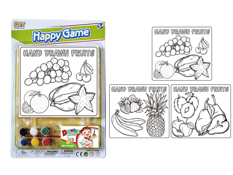 DIY Coloured Drawing Toys(Fruits Pattern)