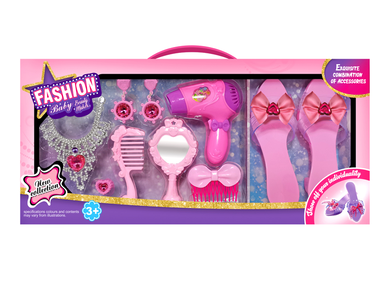 Princess Dressing Necklace High Heels Jewelry Set