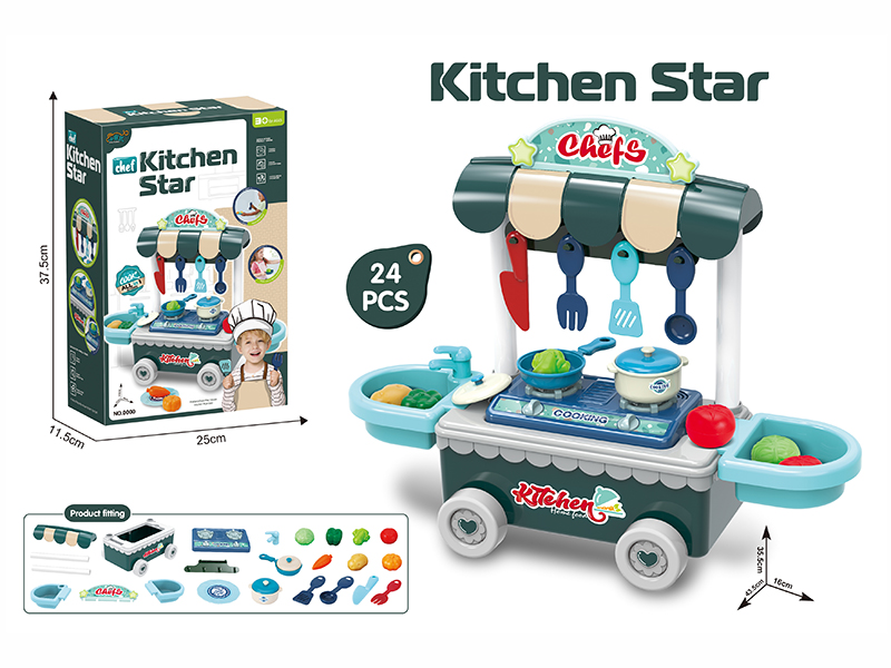 Kitchen Toys Set 24pcs