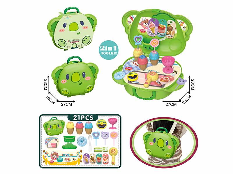 Animal Backpack Dessert Toys Set/21pcs