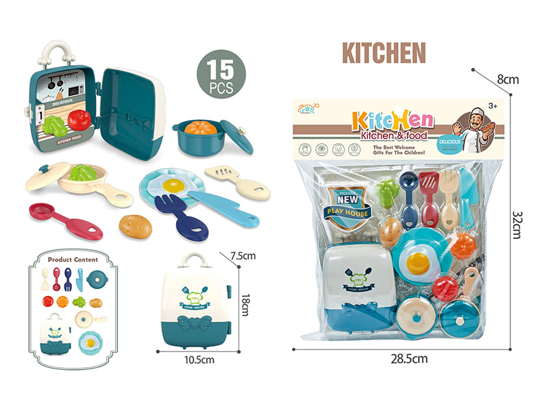 Kitchen Toys Set 15pcs