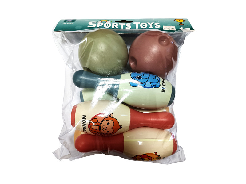 6Pcs Bowling Toy+2 Balls