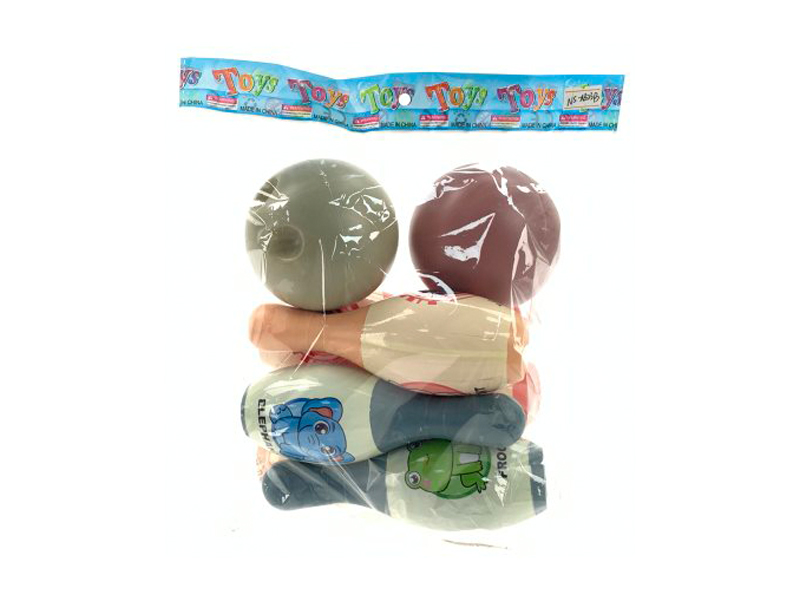 6Pcs Bowling Toy+2 Balls
