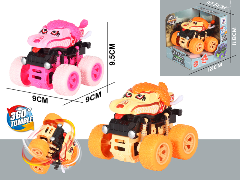Friction Four Wheel Drive Poodle Car