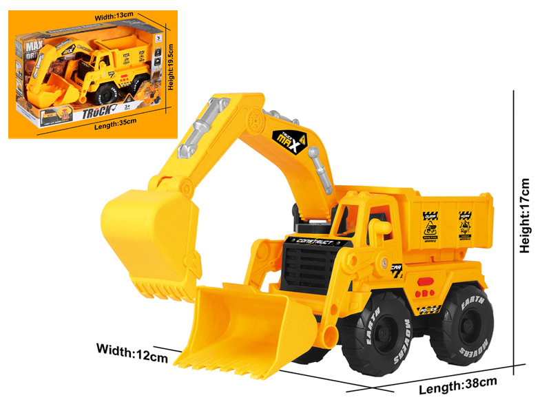 3 In 1 Friction Engineering Vehicle