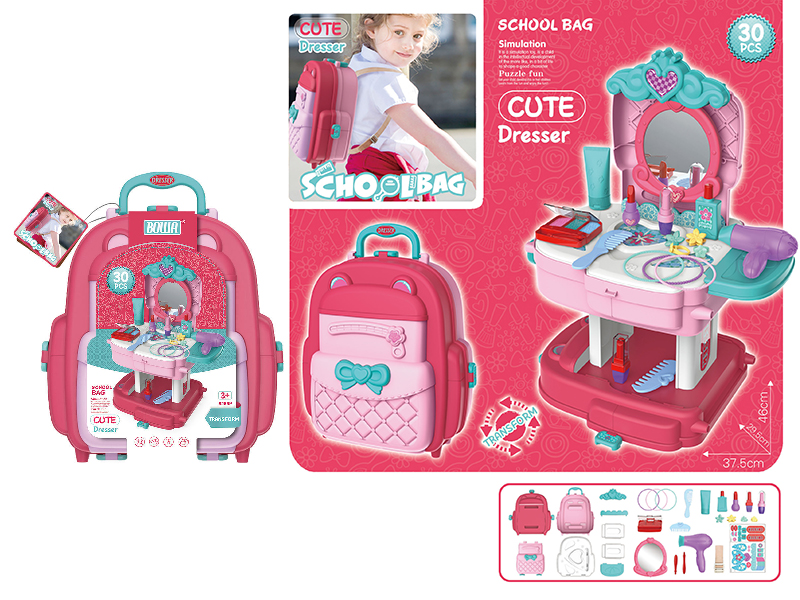 3 In 1 Dressing Table School Bag