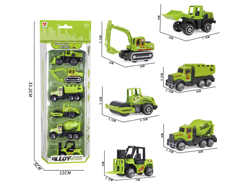 Alloy Farmer'S Car Toy Set