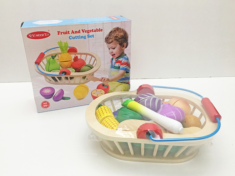 Wooden Vegetable Cutting Set