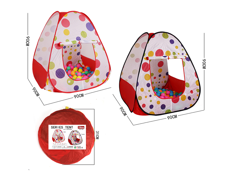 Children's Tent(Red/Black)