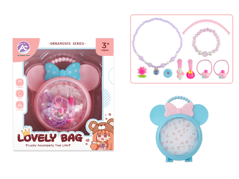 Mickey Bag With Transparent Jewelry