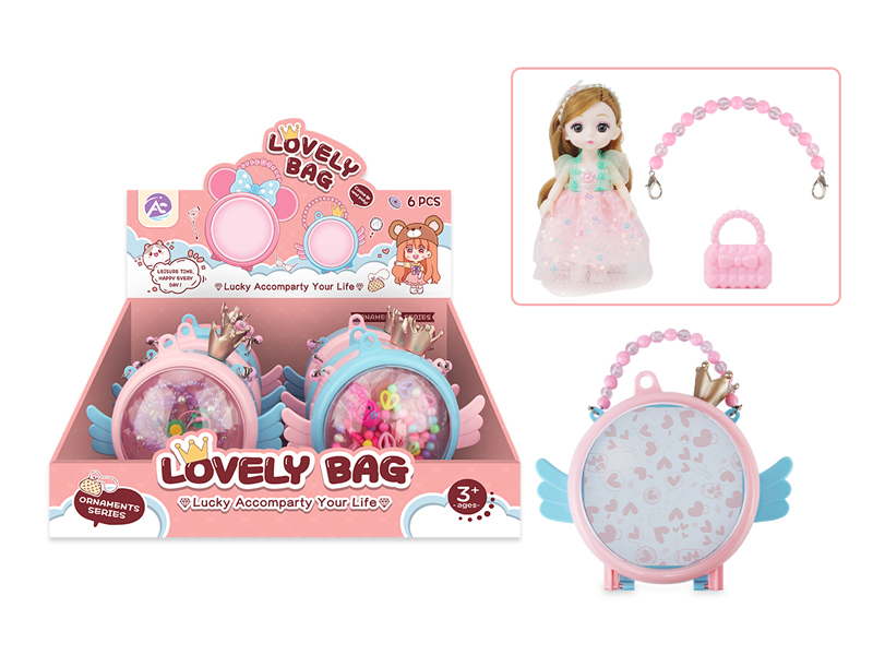 6PCS Angel Bag With 6-Inch Doll