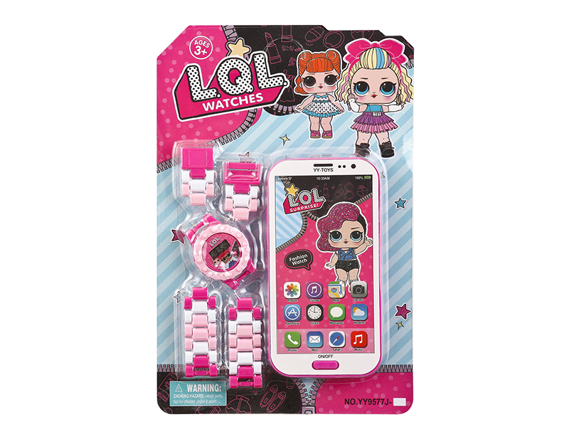 Building Blocks Electronic Watch With Mobile Phone Toy
