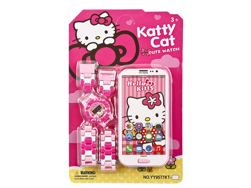 Building Blocks Electronic Watch With Mobile Phone Toy