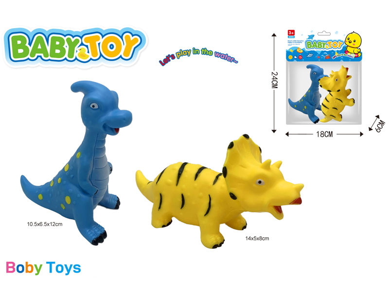 Vinyl Dinosaur Syngnathus Brachiosaurus Toy Set