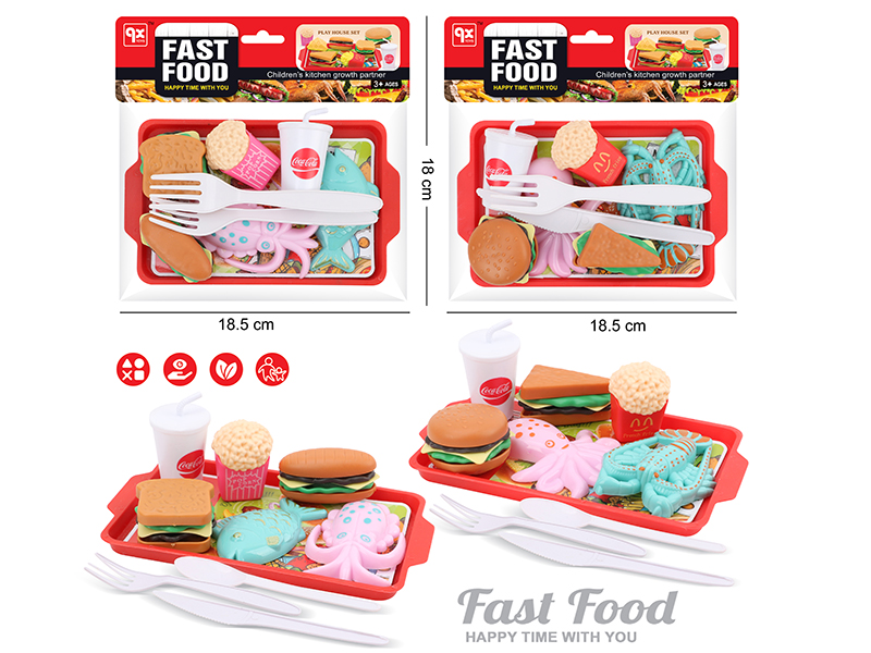 Hamburger Fast Food Set