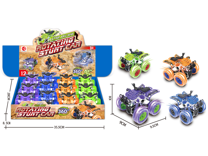 12PCS 4WD Friction Motorcycle