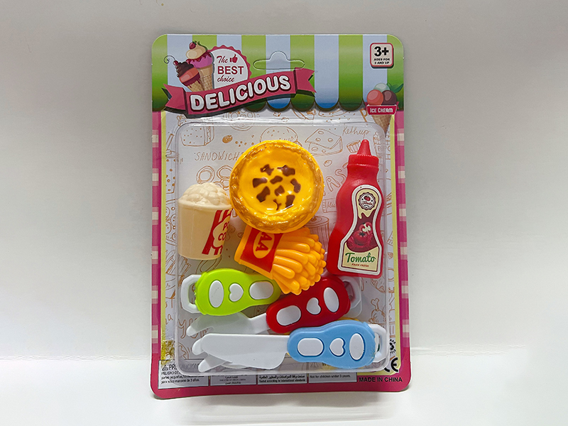 French Fries And Egg Tarts Toy Set