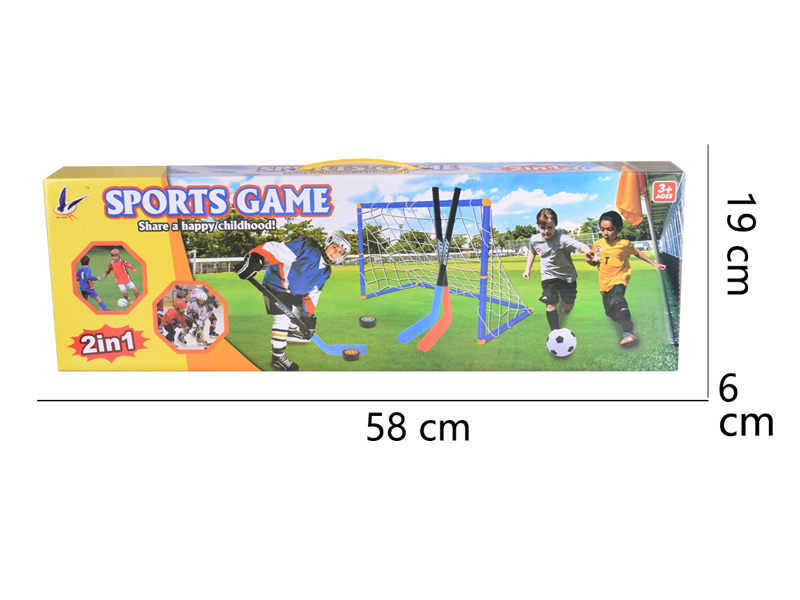 Ice Hockey+Football Goal Toy