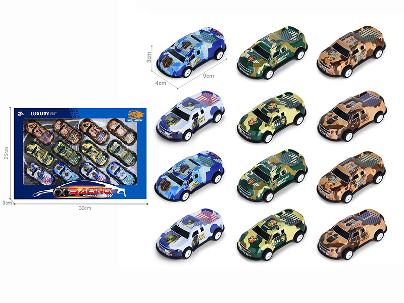 Light Alloy /Iron Pull Back Cars