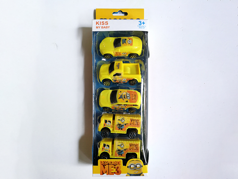5 Slide Cars(Minions)